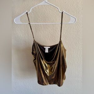 H&M Shimmering Gold Camisole